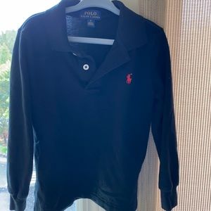 Long sleeve polo shirt